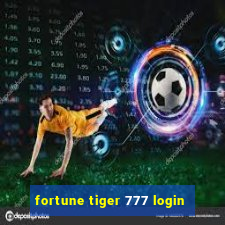 fortune tiger 777 login